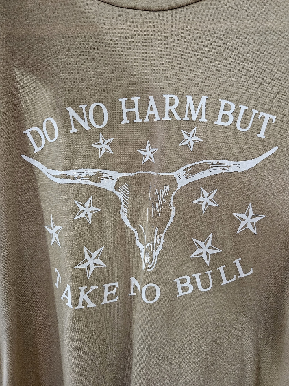 Do No Harm But Take No Bull Women's Tee - Picture 2 of 6